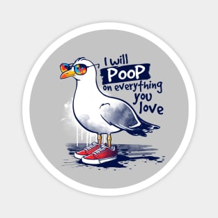 Seagull poop Magnet